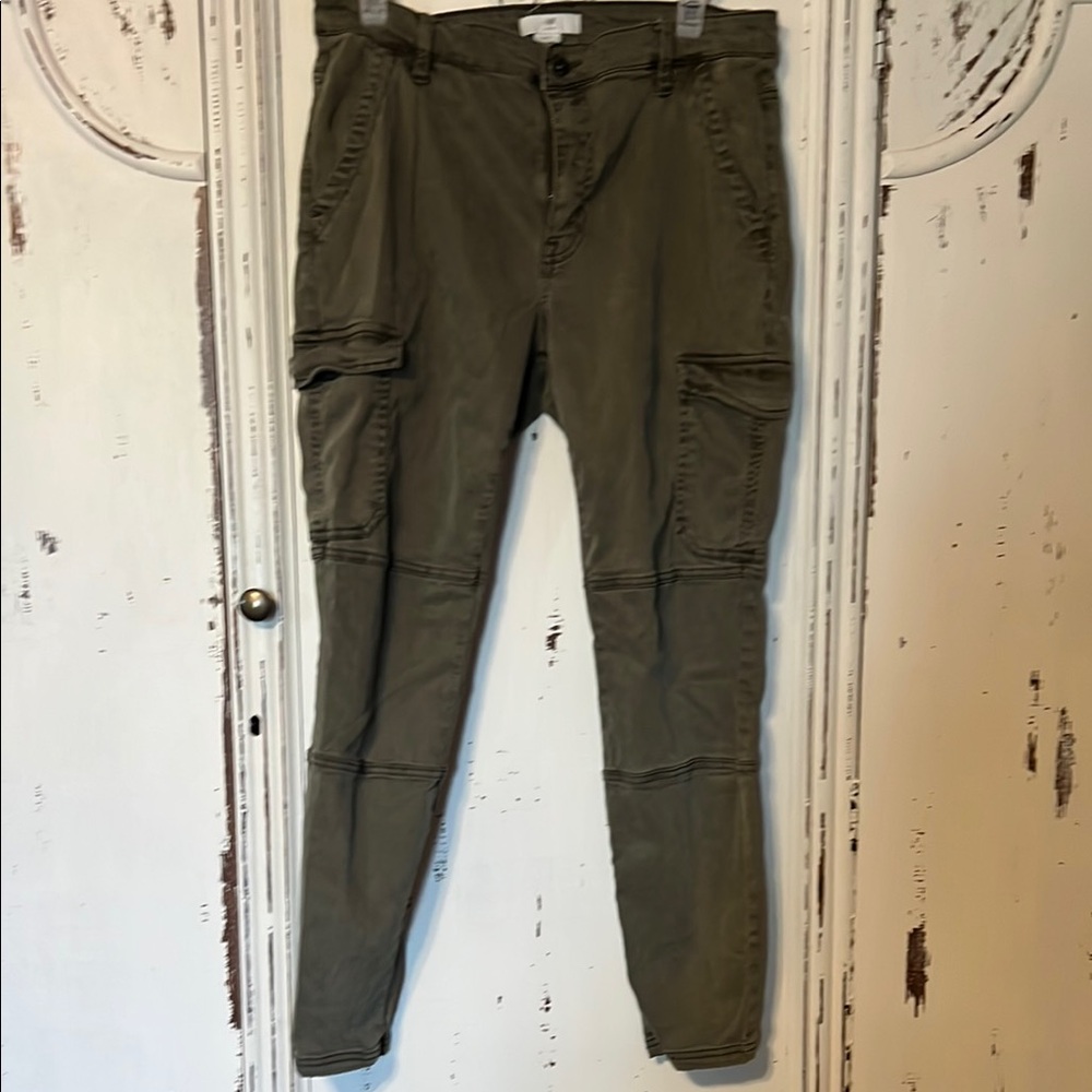 H&M Cargo pants Green Slim Fit